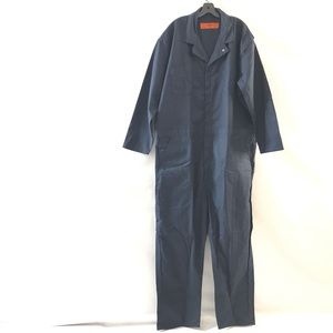 Redcap Coveralls Work Mechanic Size 56 Blue Overalls Jumpsuit Navy Longsleeve